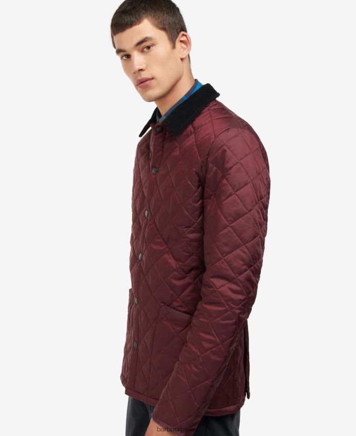 衣類 Barbour ヘリテージ リッズデール キルティング ジャケット 海軍 男性 RV6THF100