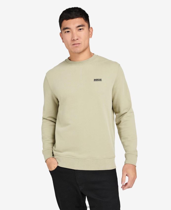 衣類 Barbour ロードスタークルーネックセーター 騎兵隊の砂 男性 RV6THF1002