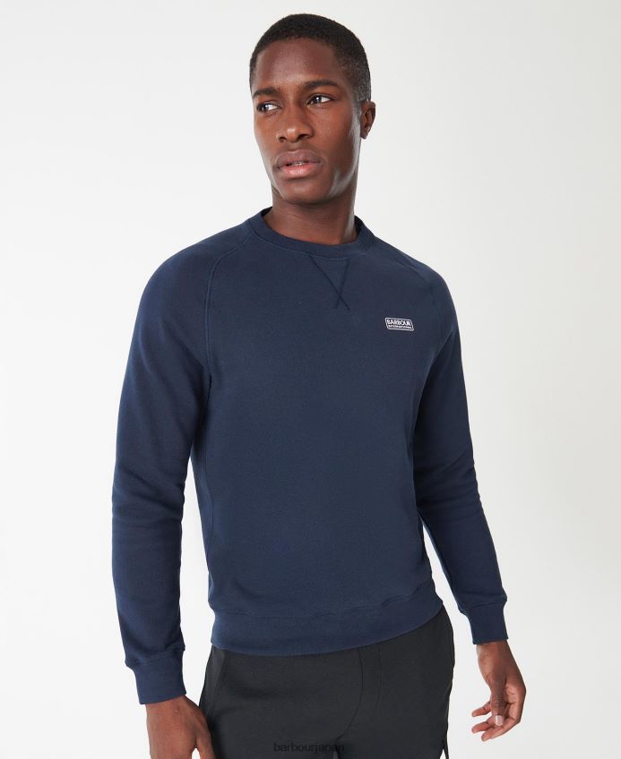 衣類 Barbour インターナショナル スウェットシャツ エッセンシャル クルーネック 無煙炭泥灰土 男性 RV6THF1019