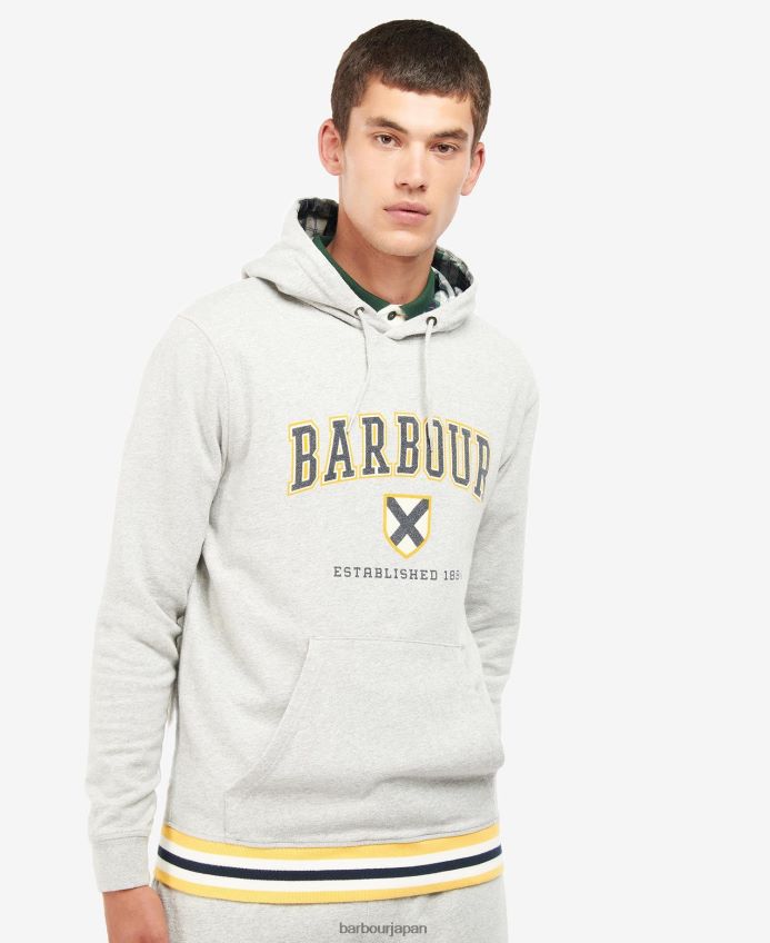 衣類 Barbour リナクレロゴパーカー グレーメランジ 男性 RV6THF1027