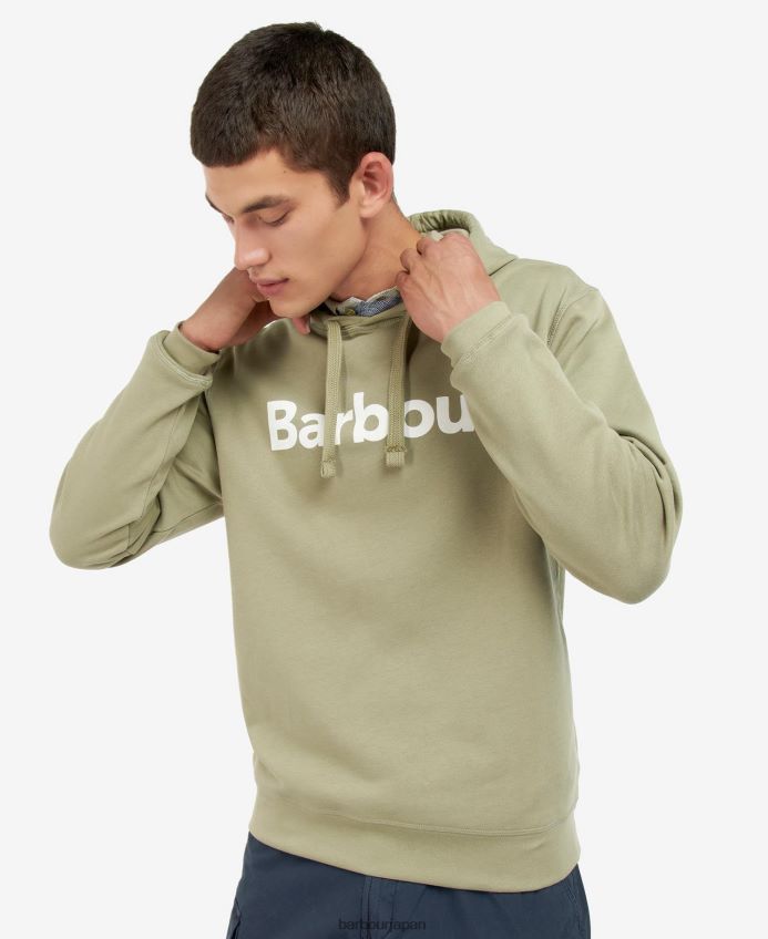衣類 Barbour ロゴパーカー 海軍 男性 RV6THF1040