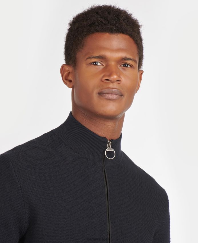 衣類 Barbour アバイン ジップスルーセーター グレーメランジ 男性 RV6THF1084