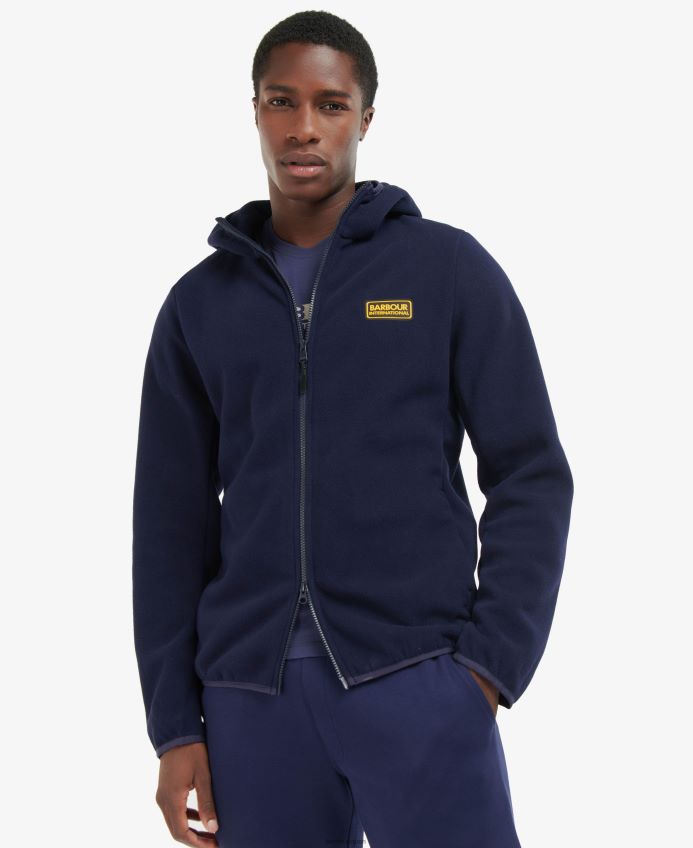 衣類 Barbour プレストンフリースジャケット インク 男性 RV6THF1136