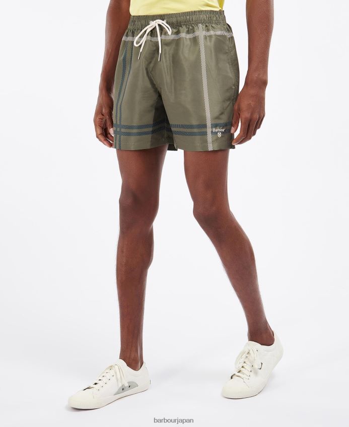 衣類 Barbour ブレインスイムショーツ 海軍 男性 RV6THF1179