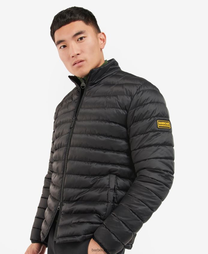 衣類 Barbour レーサーインペラキルティングジャケット 海軍 男性 RV6THF119