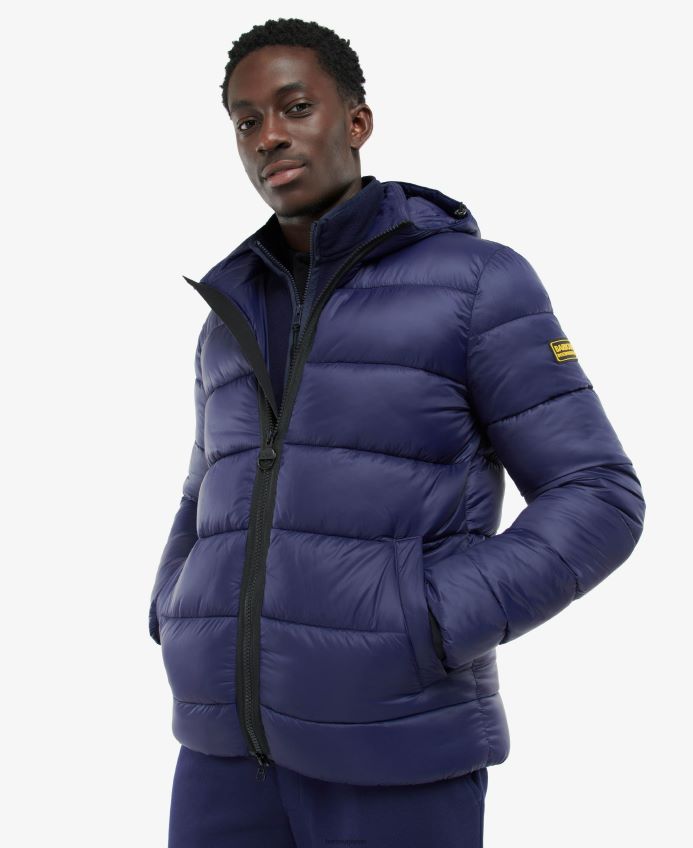 衣類 Barbour レガシー ボバー キルティング ジャケット コンクリート 男性 RV6THF125