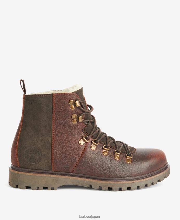 履物 Barbour トミーブーツ 栗 男性 RV6THF1266