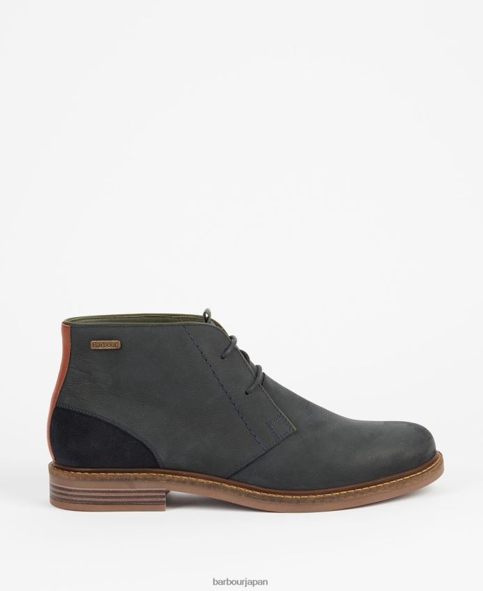 履物 Barbour 赤毛のチャッカブーツ 石 男性 RV6THF1270