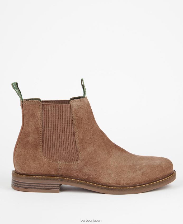 履物 Barbour ファースリー チェルシー ブーツ クラシックネイビー 男性 RV6THF1271