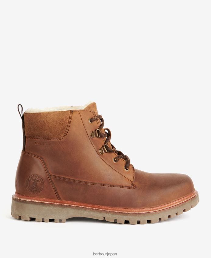 履物 Barbour ストアブーツ ダークブラウン 男性 RV6THF1291