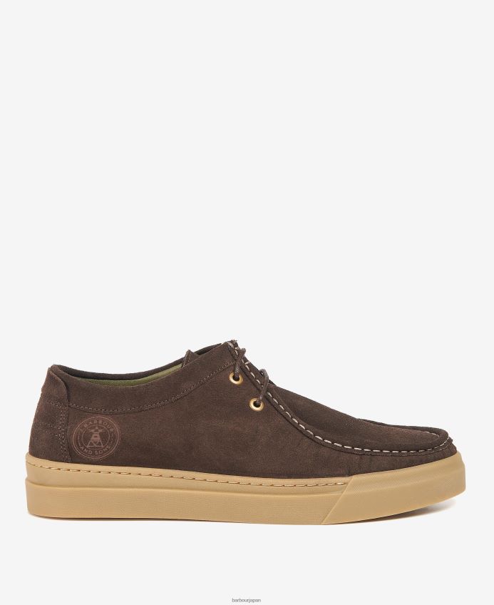 履物 Barbour ペリーの靴 コーラスエード 男性 RV6THF1347
