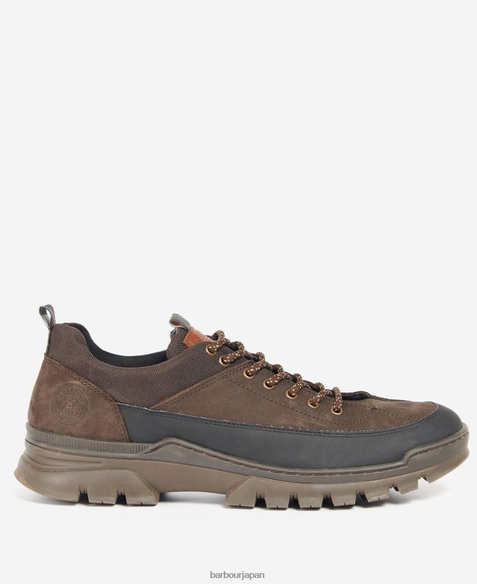 履物 Barbour カインの靴 チョコ 男性 RV6THF1349