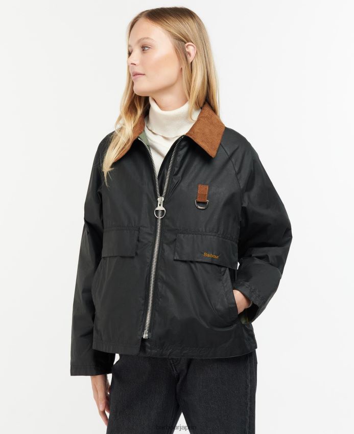 衣類 Barbour エドルストンワックスジャケット アーカイブ オリーブ/古代 女性 RV6THF1383