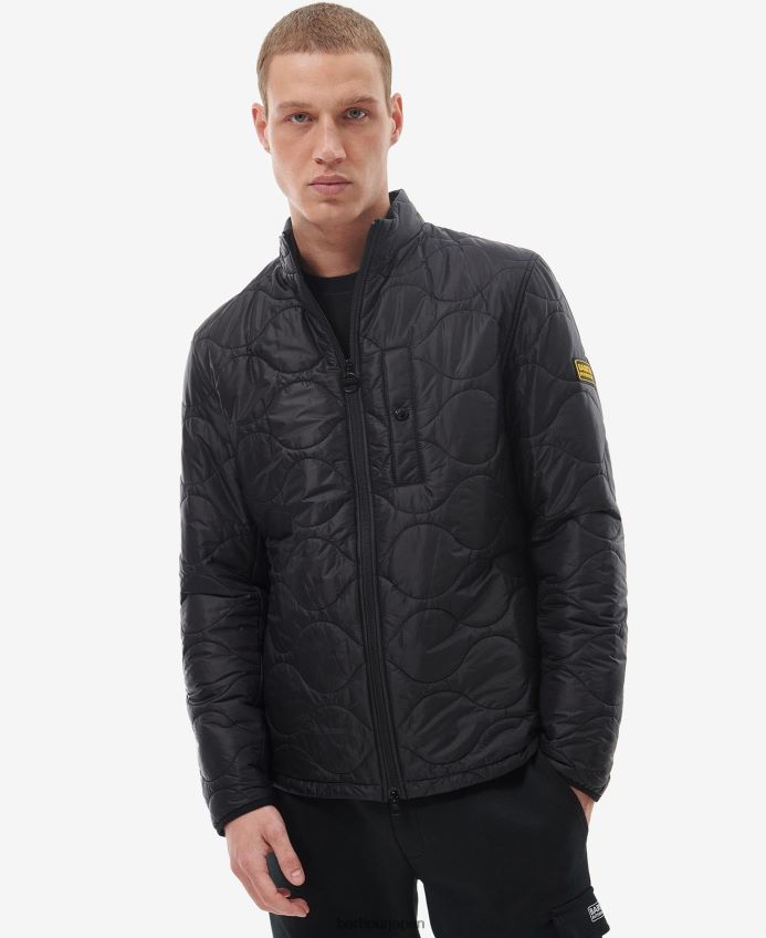 衣類 Barbour ラングフォード キルティングジャケット クラシックブラック 男性 RV6THF140