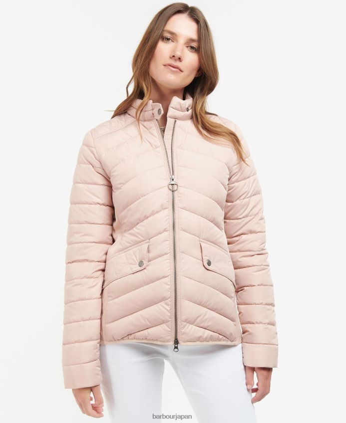 衣類 Barbour ストレッチキャバリーキルティングジャケット オリーブ/オリーブマール 女性 RV6THF1437