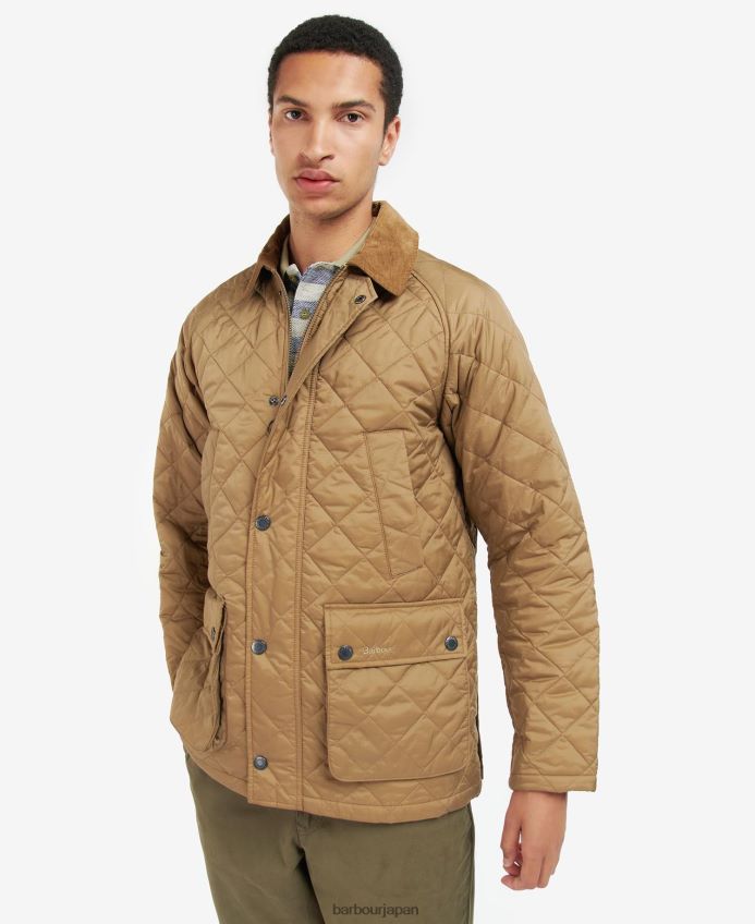 衣類 Barbour アシュビー キルティングジャケット オリーブ 男性 RV6THF148