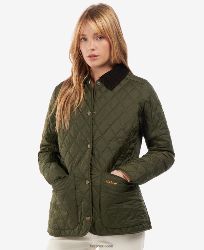 衣類 Barbour アナンデール キルティングジャケット 黒 女性 RV6THF1508