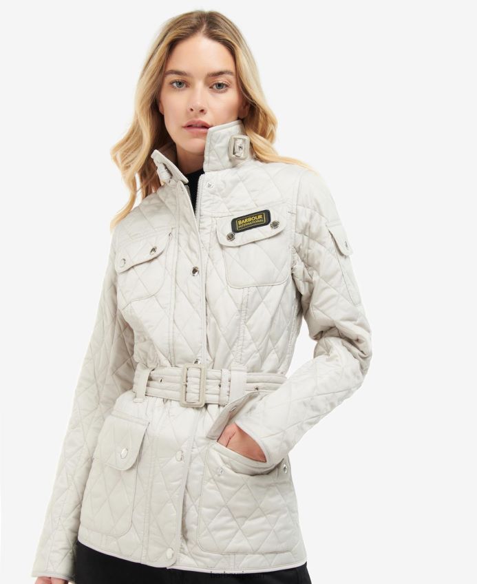 衣類 Barbour インターナショナルキルティングジャケット ミッドナイトグリーン 女性 RV6THF1510
