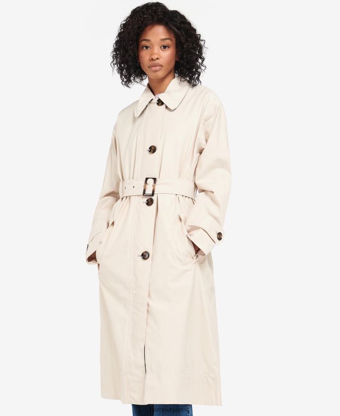 衣類 Barbour サマーランド トレンチコート ダークネイビー/古代ポプラ 女性 RV6THF1523