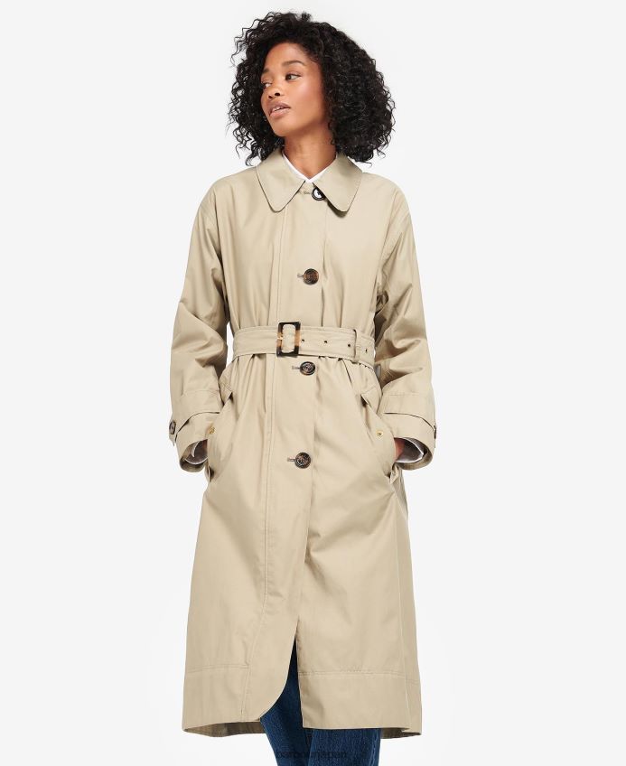 衣類 Barbour サマーランド トレンチコート ダークネイビー/古代ポプラ 女性 RV6THF1530