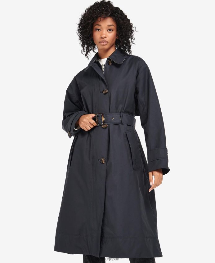 衣類 Barbour サマーランド トレンチコート ダークネイビー/古代ポプラ 女性 RV6THF1533