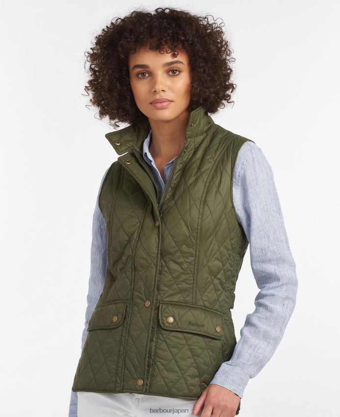 衣類 Barbour ウェスト・オッターバーン オリーブ 女性 RV6THF1541