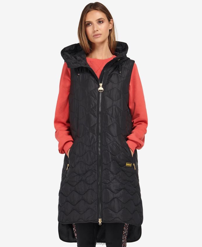 衣類 Barbour ブロードハースト キルティングジレ パーマーグリーン 女性 RV6THF1549