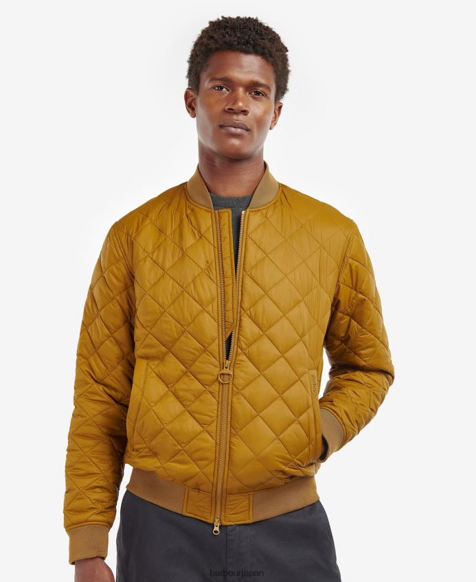 衣類 Barbour ガレント キルティングジャケット 海軍 男性 RV6THF156