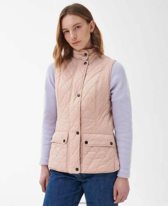 衣類 Barbour オッターバーン ジレ ローズダスト 女性 RV6THF1572