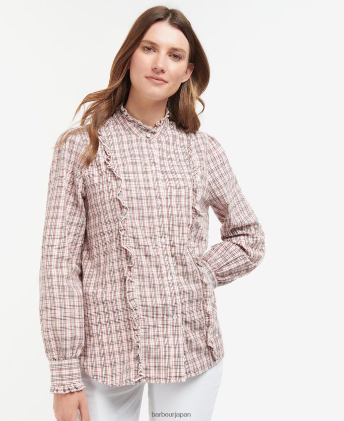 衣類 Barbour フィールドローズシャツ マルチチェック 女性 RV6THF1625