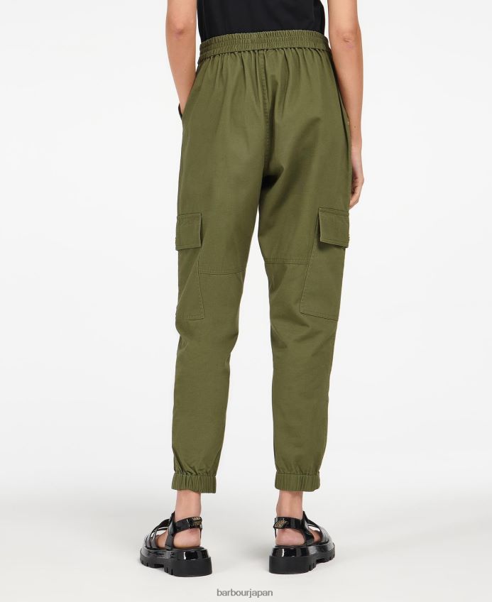 衣類 Barbour モナコパンツ 黒 女性 RV6THF1784