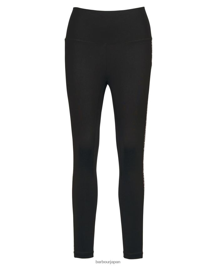 衣類 Barbour パビリオンレギンス 黒 女性 RV6THF1787