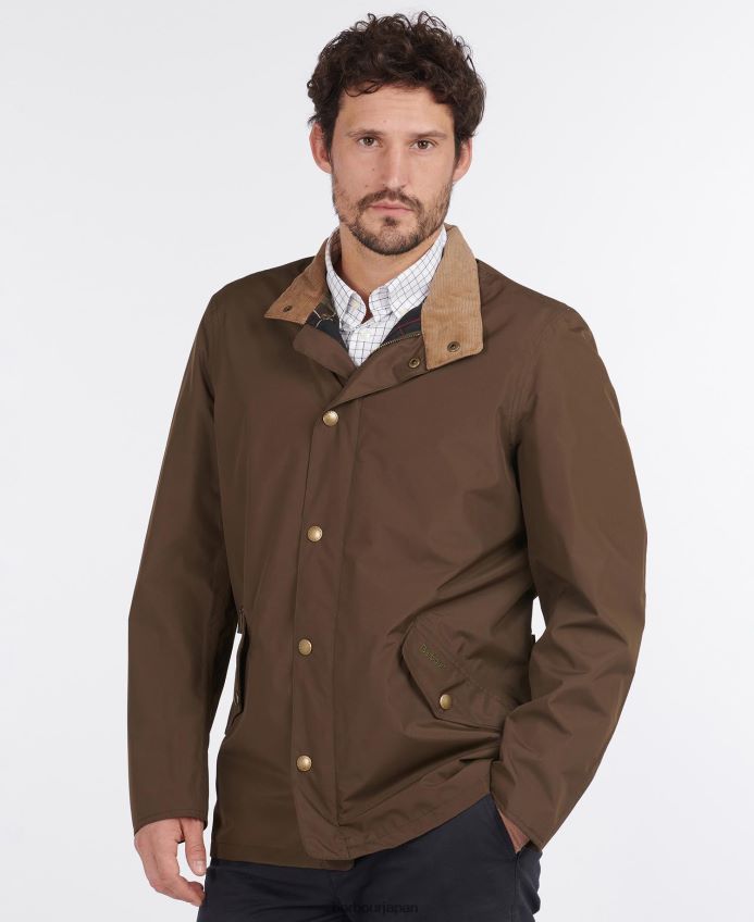 衣類 Barbour ヘラサギ防水透湿ジャケット 海軍 男性 RV6THF179