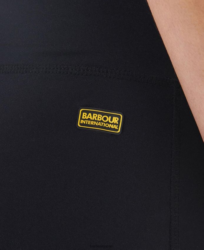 衣類 Barbour ハルトンショーツ クラシックブラック 女性 RV6THF1790
