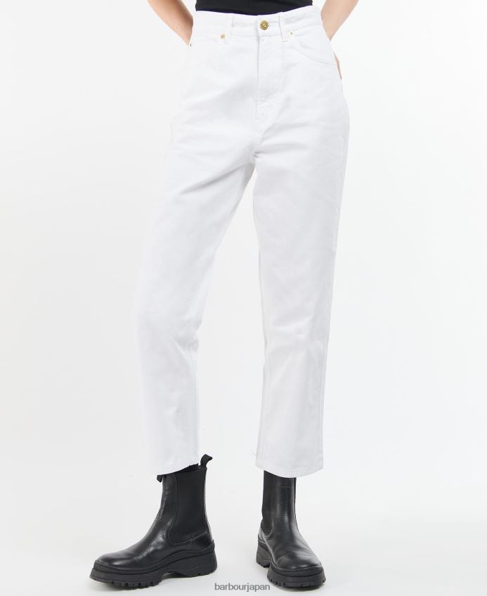 衣類 Barbour ガルシア ハイライズ ジーンズ 黒 女性 RV6THF1792