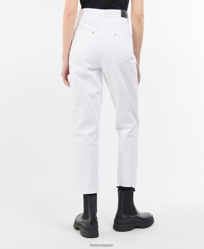 衣類 Barbour ガルシア ハイライズ ジーンズ 黒 女性 RV6THF1792