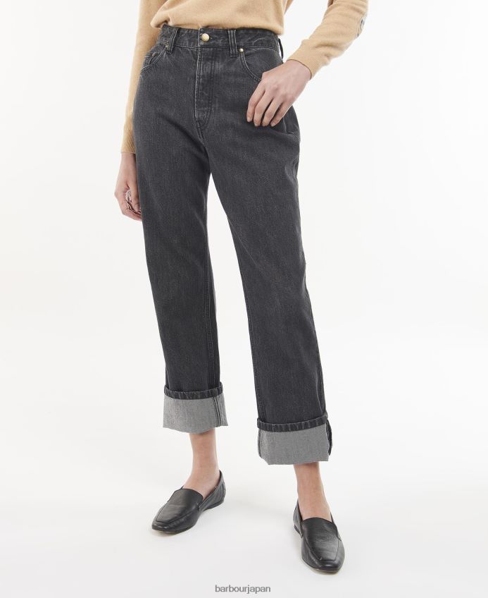 衣類 Barbour ムーアランド ハイライズ ジーンズ オリジナルウォッシュ 女性 RV6THF1801