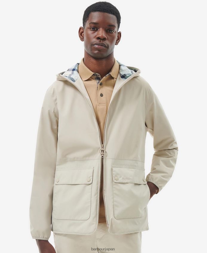 衣類 Barbour ケネットの防水ジャケット クラシックネイビー 男性 RV6THF191