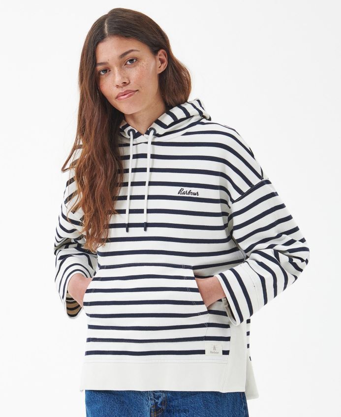 衣類 Barbour アザミパーカー ネイビーストライプ 女性 RV6THF1987