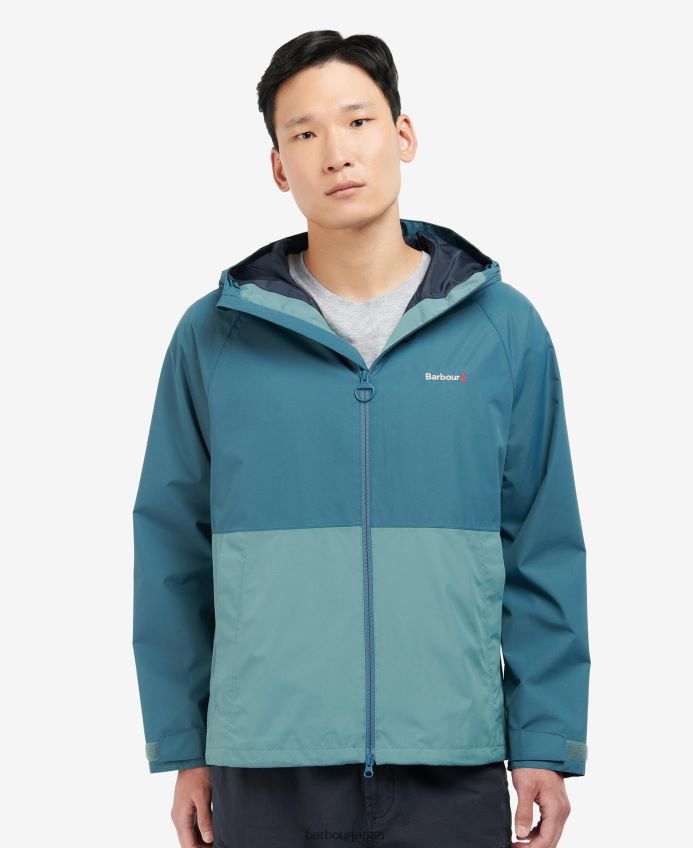衣類 Barbour クロマーの防水ジャケット 湖 男性 RV6THF202