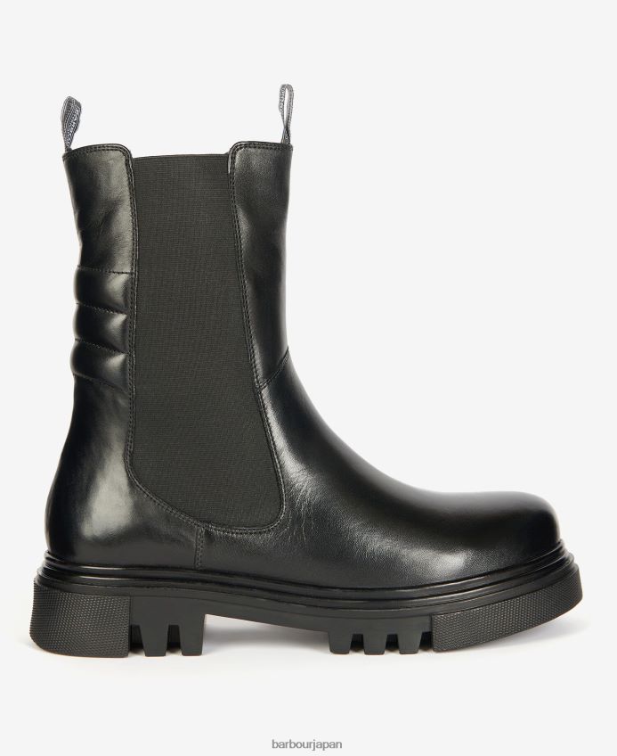 履物 Barbour トリニティブーツ 黒 女性 RV6THF2058