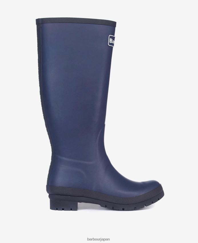 履物 Barbour アビーウェリントンブーツ 黒 女性 RV6THF2158
