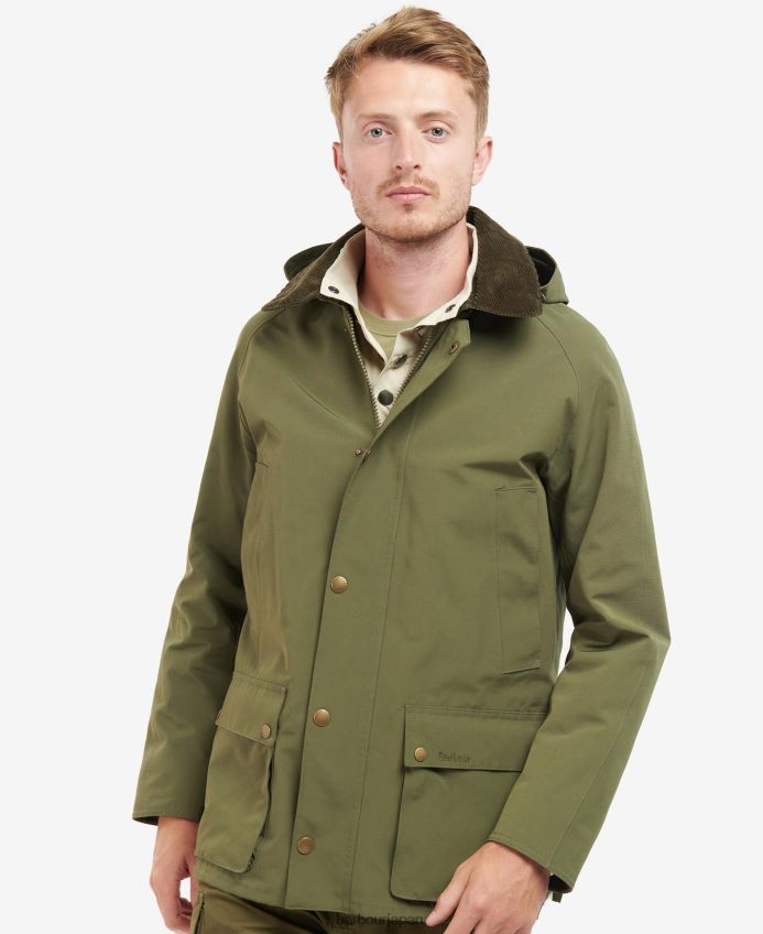 衣類 Barbour 防水アッシュビージャケット ネイビー/ドレス 男性 RV6THF217