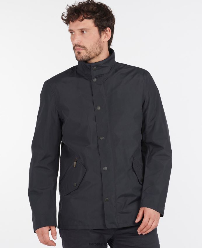 衣類 Barbour ヘラサギ防水透湿ジャケット 海軍 男性 RV6THF219