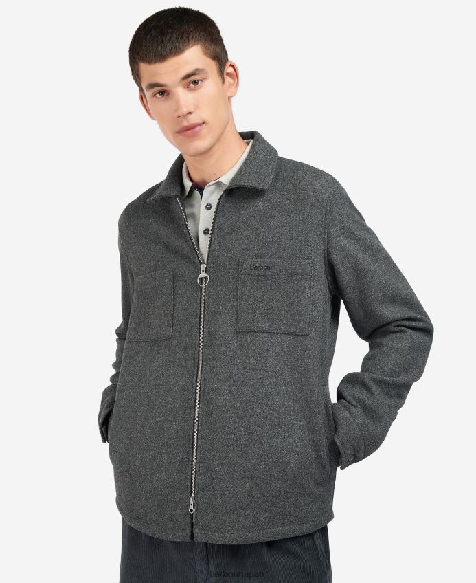 衣類 Barbour アイヴァーウール チャコール/コードバン 男性 RV6THF220
