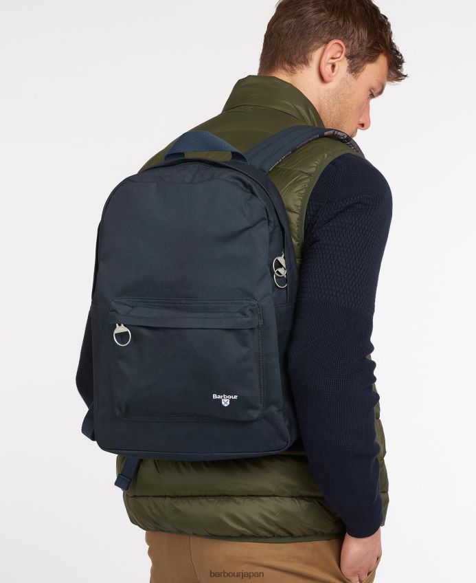 アクセサリー Barbour カスケードバックパック 海軍 男性 RV6THF2217