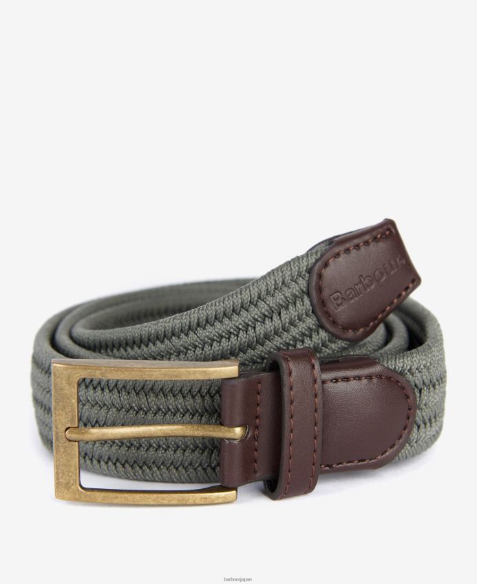 アクセサリー Barbour ネビス ウェビング ベルト クラシックネイビー 男性 RV6THF2229