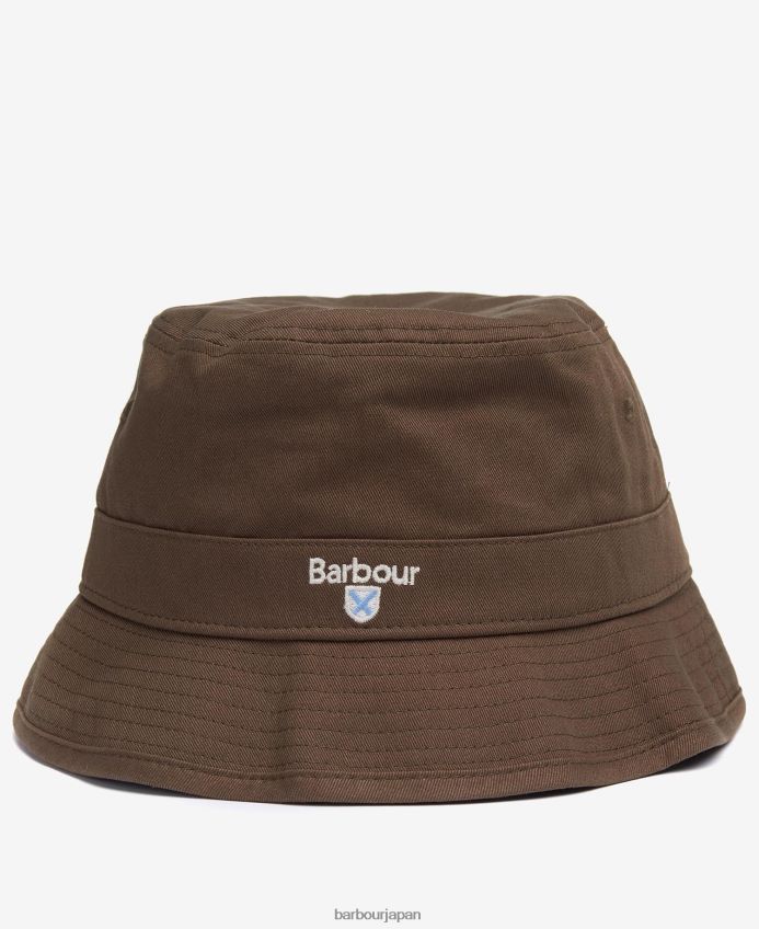アクセサリー Barbour カスケードバケットハット オリーブ 男性 RV6THF2260