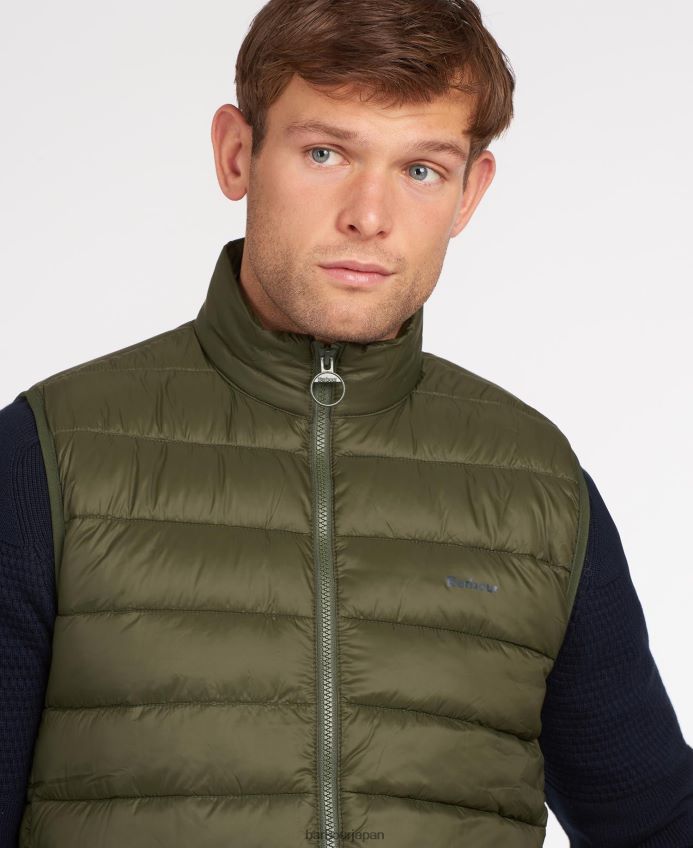 衣類 Barbour ブレビージレ オリーブ 男性 RV6THF231