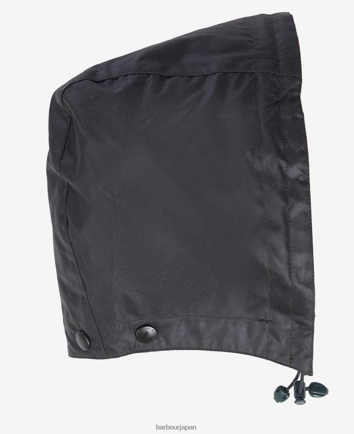 アクセサリー Barbour ワックスコットンフード 吠える 男性 RV6THF2315